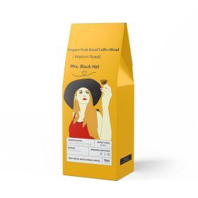 Mrs. Black Hat Trapper Peak Decaf Coffee Blend, Medium Roast Coffee, Coffee Beans, High Quality Coffee Bean