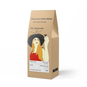 Mrs. Black Hat Bitterroot Coffee Blend, Dark French Roast Coffee, Dark Roast Coffee, Coffee Bean, Whole Coffee Beans