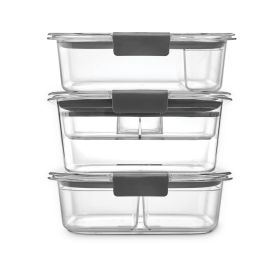 Food Storage Containers, 12 Piece Sandwich and Salad Lunch Kit, Leak-Proof, BPA Free, Clear Tritan Plastic